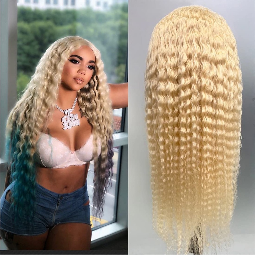 613 Deep Wave 18’ HD Transparent Lace Wig